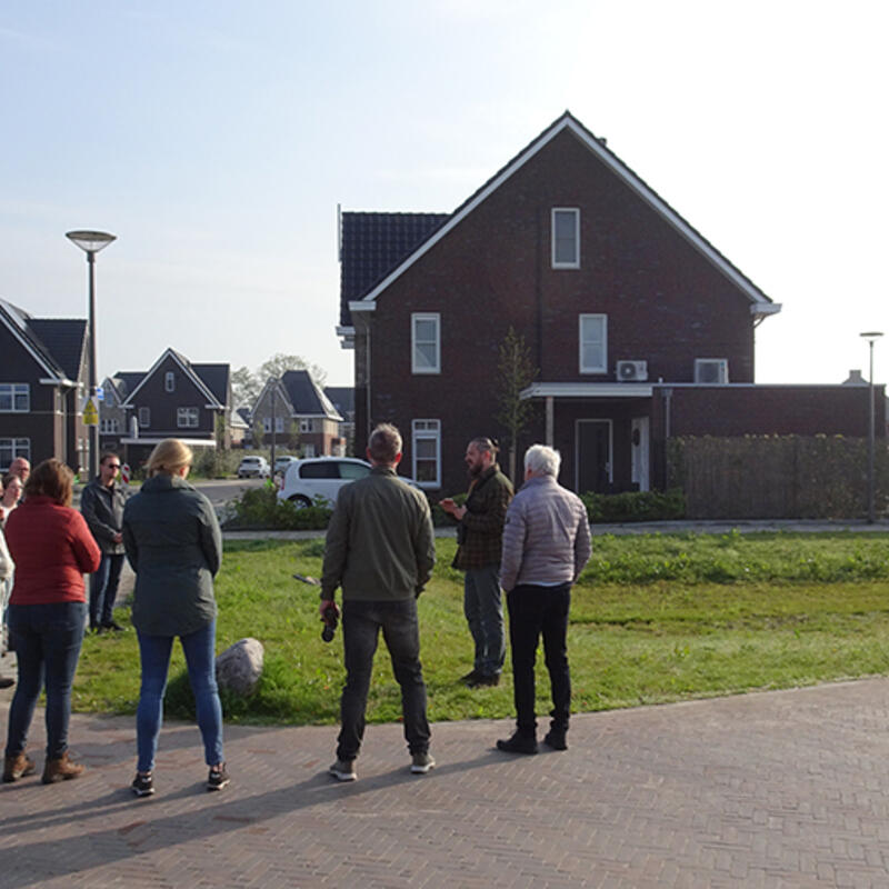 personen bij ingang Bornsche Maten